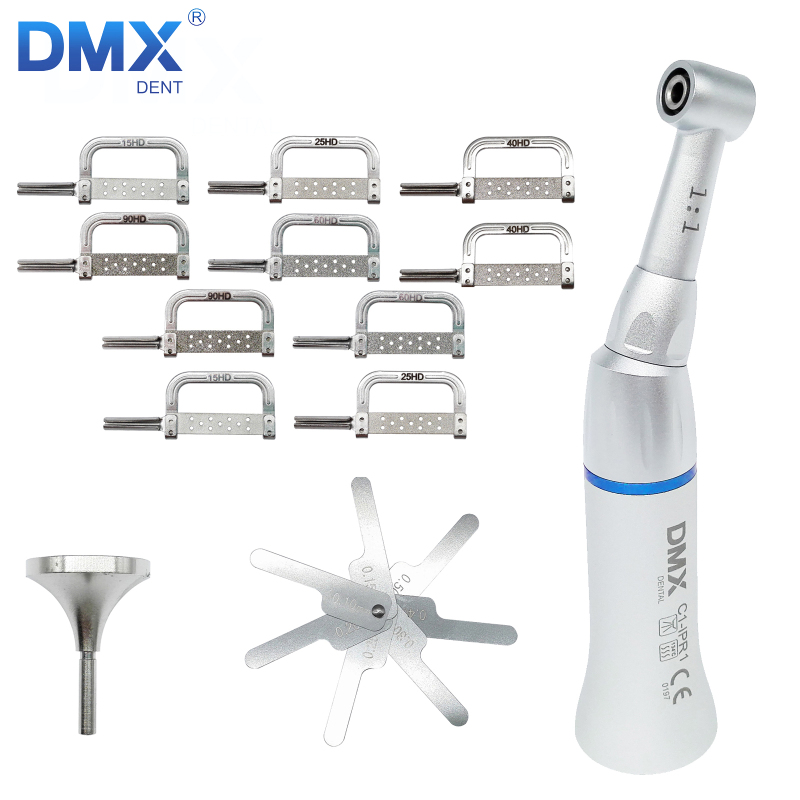 DMX-DENTAL C1-IPR1 1:1 Contra Angle Handpiece Interproximal Reduction Set