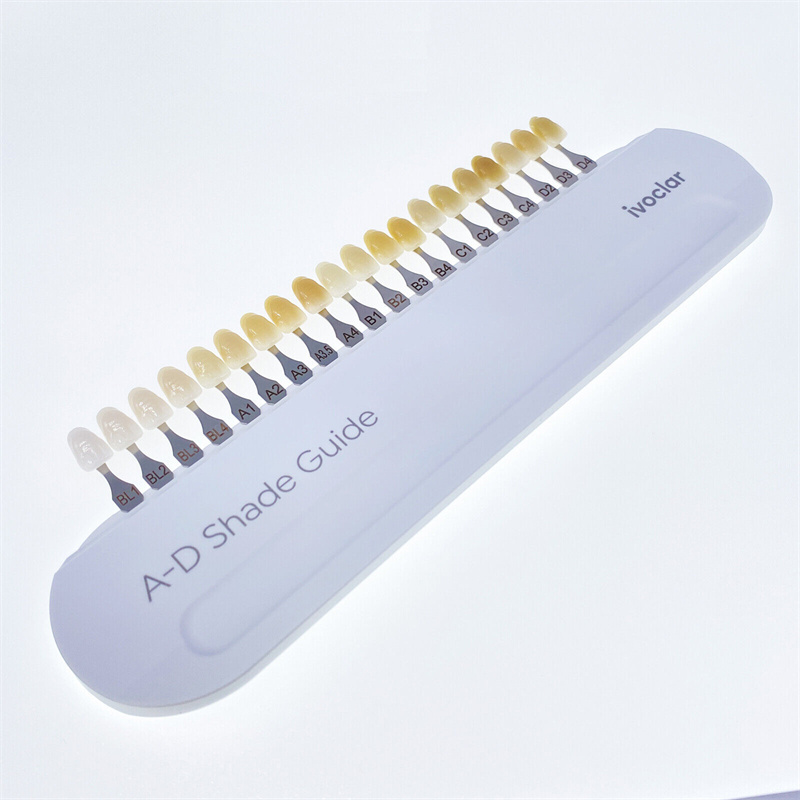 Ivoclar Vivadent Dental Teeth Shade Guide Colors Porcelain Material Bleached