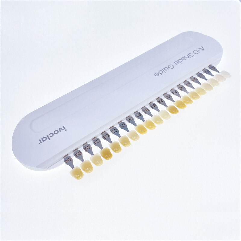 Ivoclar Vivadent Dental Teeth Shade Guide Colors Porcelain Material Bleached