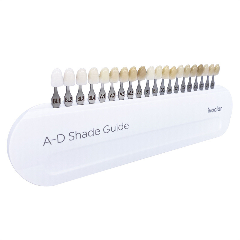 Ivoclar Vivadent Dental Teeth Shade Guide Colors Porcelain Material Bleached