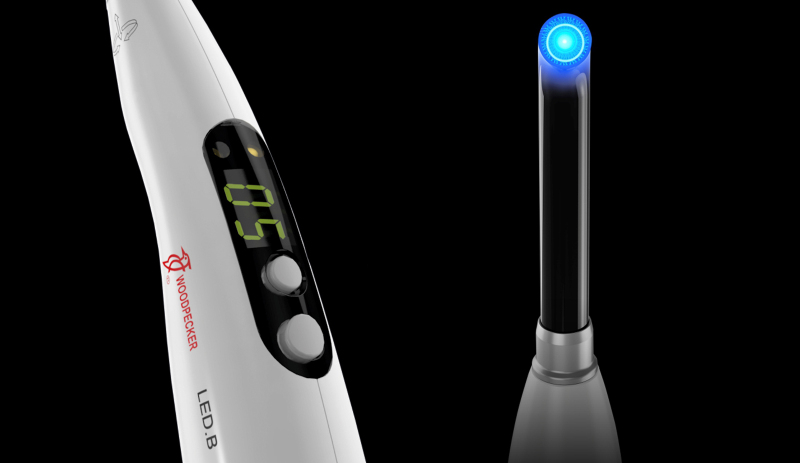 Dental LED Curing Light Lamp Wireless 5 Second 1400mw LED B Woodpecker Type