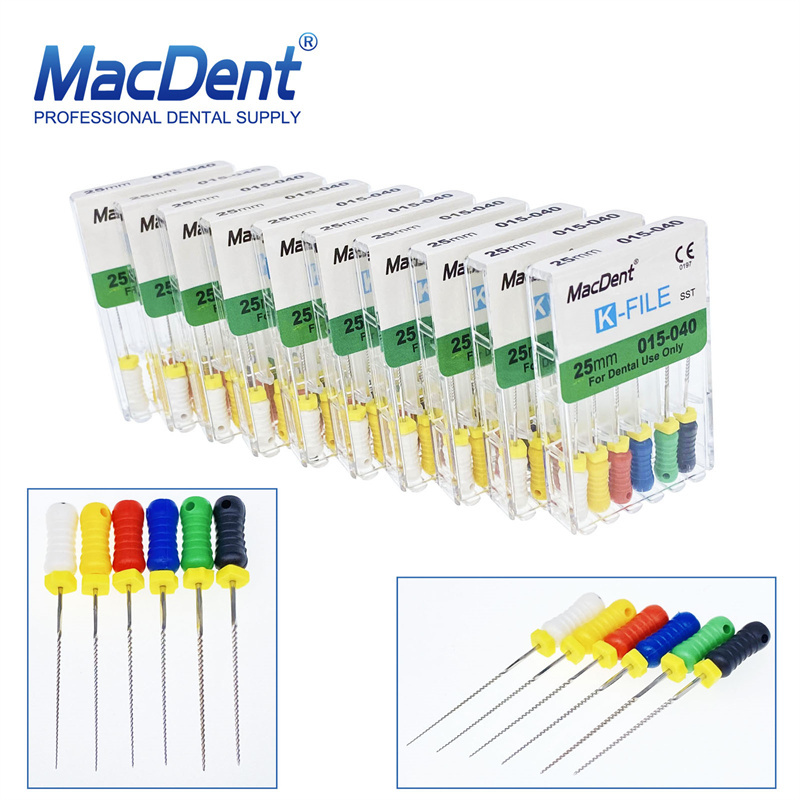 Macdent K-File Root Canal Hand Use Endo Endodontics Dental Files