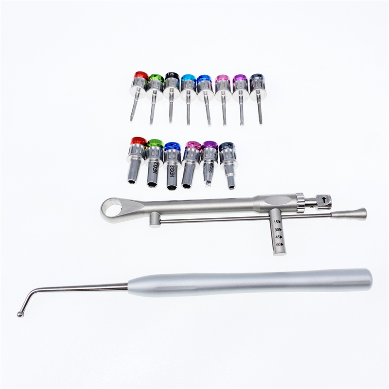 Dental Universal Implant Instrument Prosthetic Restoration Hand Driver Tool Kit