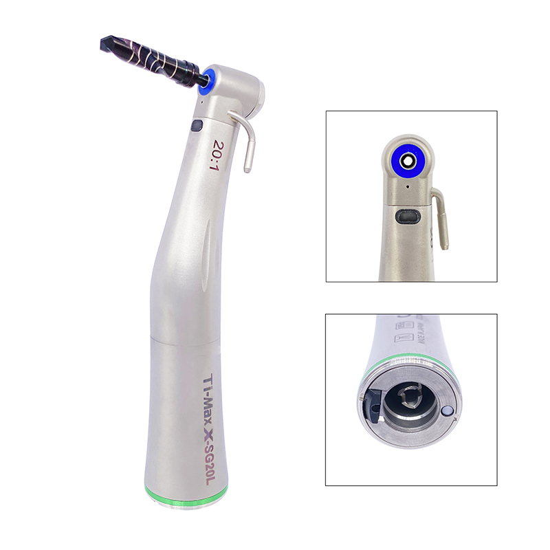 Dental Implant Contra Angle 20 1 LED Fiber Optic Handpiece Surgical X