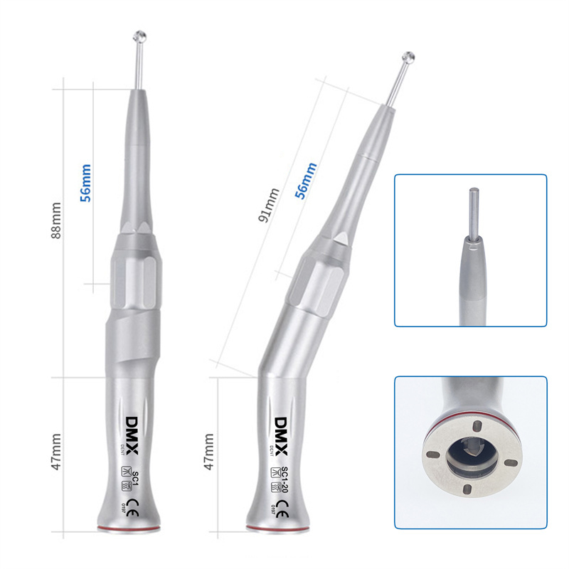 DMXDENT SC2-20（1/2）/SC1/SC1-20 Dental 1:2 Surgical Osteotomy Low Speed Handpiece 20º Contra Angle for NSK/KAVO