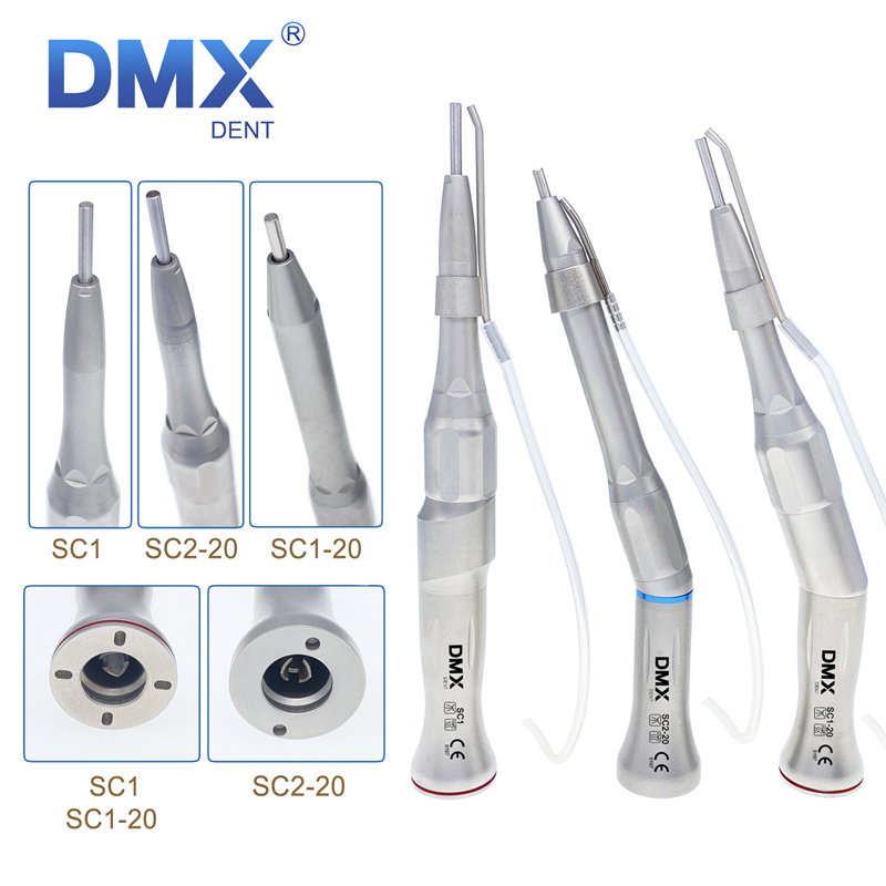 DMXDENT SC2-20（1/2）/SC1/SC1-20 Dental 1:2 Surgical Osteotomy Low Speed Handpiece 20º Contra Angle for NSK/KAVO