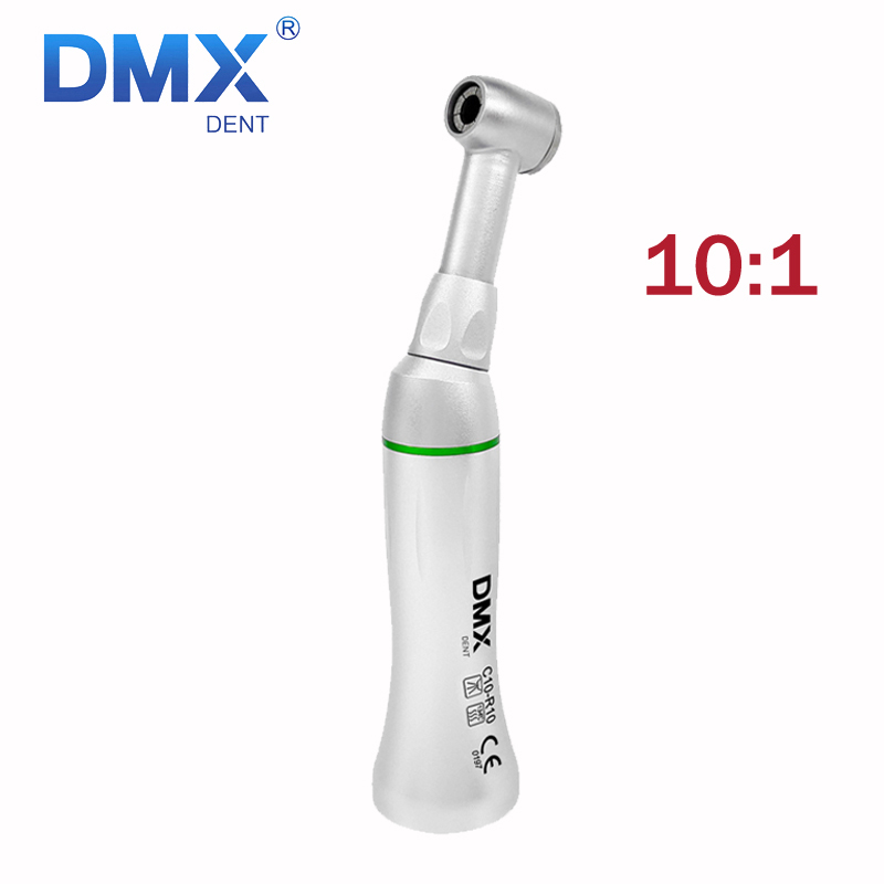 DMXDENT C10-R4 / C10-R10 / C10-R16 /C10-R64 Dental Low Speed Contra Angle Handpiece Push Button 4:1 / 10:1 / 16:1 / 64:1