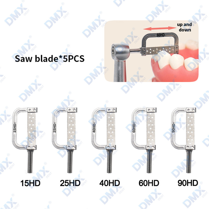 DMXDENT Orthodontics Prophy Enamel Wireless Handpiece Motor Dental Contra Angle Saw Blade
