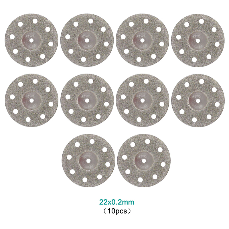 Dental Diamond Sand Piece Polishing Wheel Films Emery Grinding 10pcs