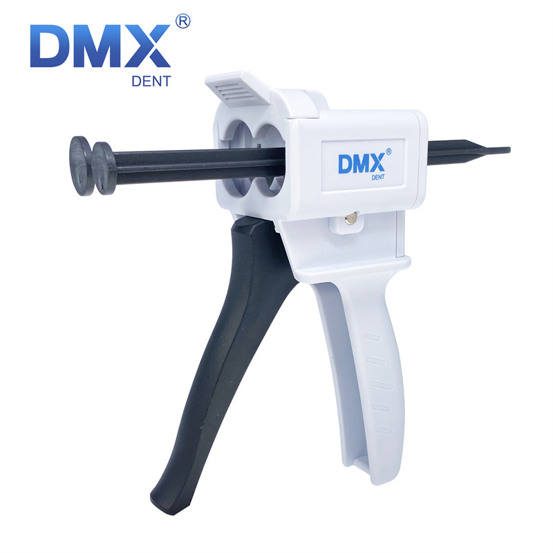 DMX-Dental 1:1 / 2:1 4:1 / 10:1 Caulk Gun Epoxy Resin Applicator Dispenser Static Mixing Set