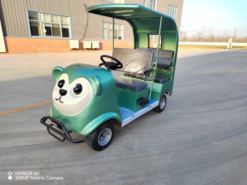 48V 1000W Small Electric Sightseeing Car for Scenic Amusement Parks