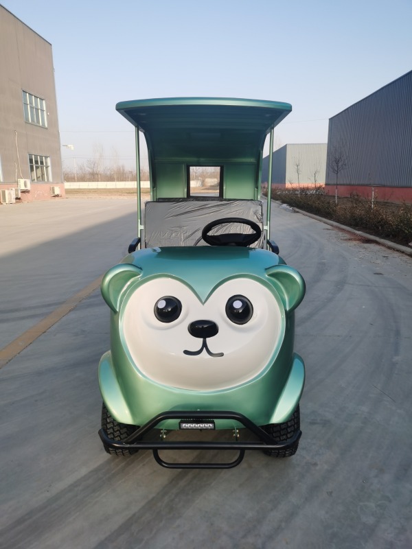 48V 1000W Small Electric Sightseeing Car for Scenic Amusement Parks