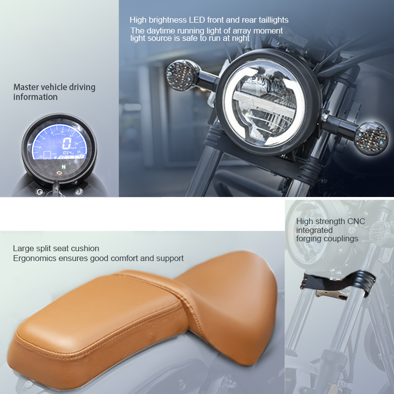 250cc High Quality Adult Commuter Fuel Two-Wheeled Motorcycle, Suitable for City Life