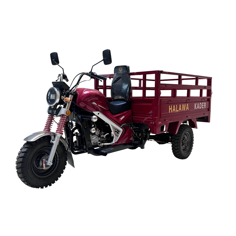 New 200cc Petrol Tricycle for Commercial Agricultural Transport with Large Storage Box