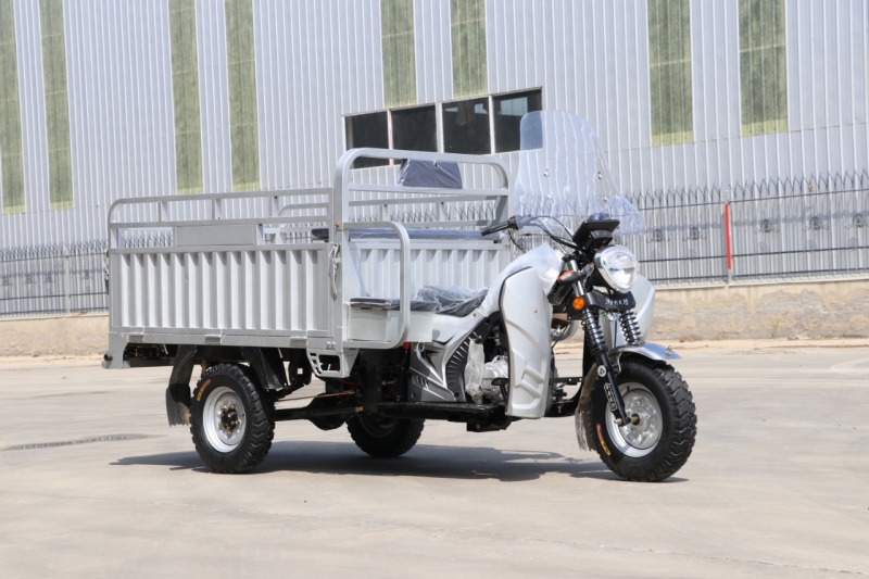2025 New Chinese Export Gasoline Cargo Three-Wheeled Motorcycle with Windshield