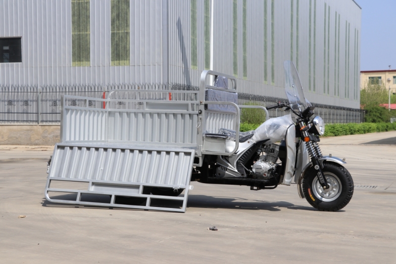 2025 New Chinese Export Gasoline Cargo Three-Wheeled Motorcycle with Windshield