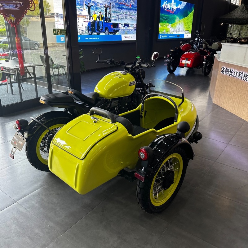 2026 All-New Front Sway Bar Suspension System Changjiang 450 Sidecar Motorcycle