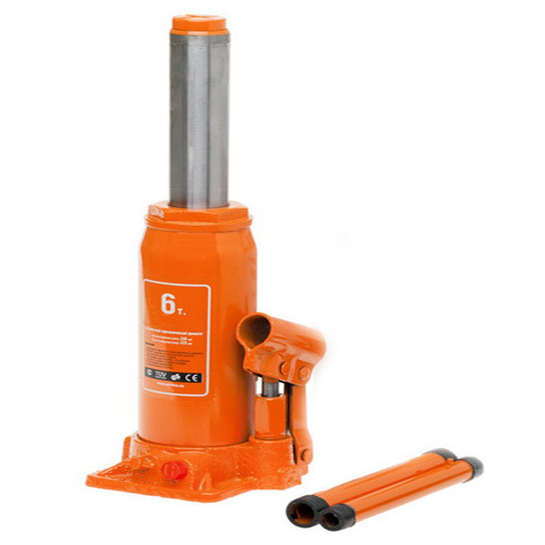 6T hydraulic bottle jack with 6000kg lifting capacity