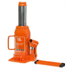 15T hydraulic bottle jack with 15000kg lifting capacity