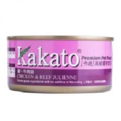Kakato卡格 貓狗罐頭 雞肉及牛肉及糙米及蔬菜 170g (貓狗共用)