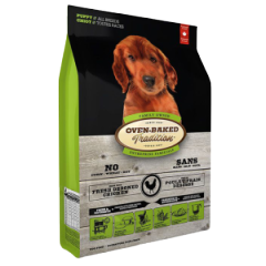 Oven Baked 狗糧 幼犬配方 大粒 Puppy Fresh Chicken & Fish 25lb (綠色)