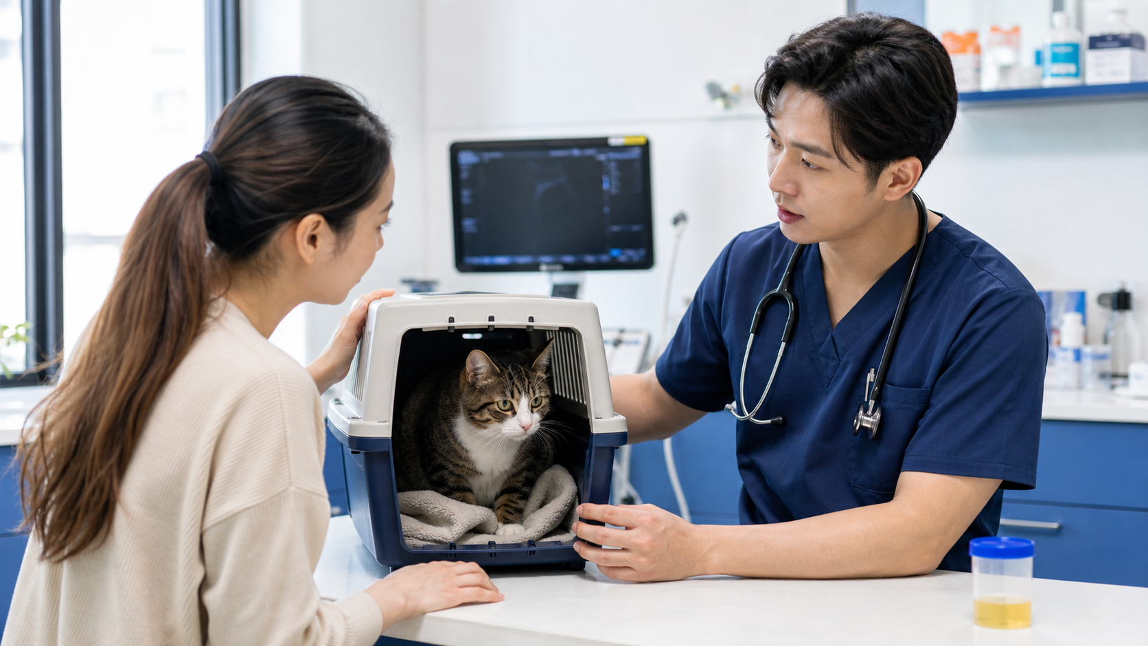 貓咪泌尿問題獸醫檢查