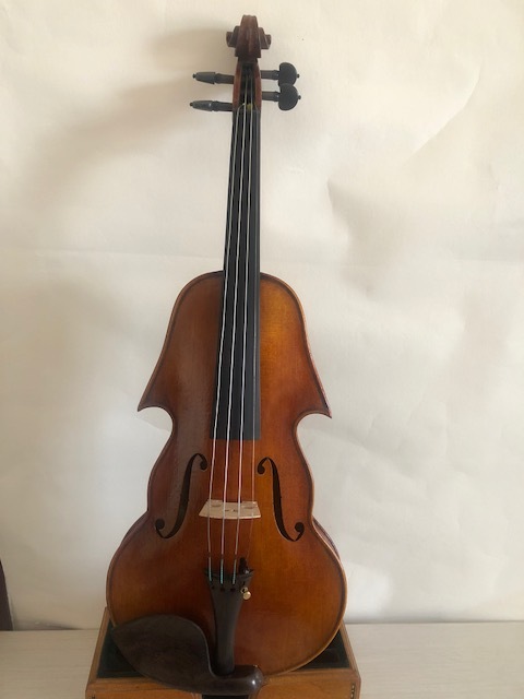 Master 4/4 Violin baroque model flamed maple back spruce top  hand carved