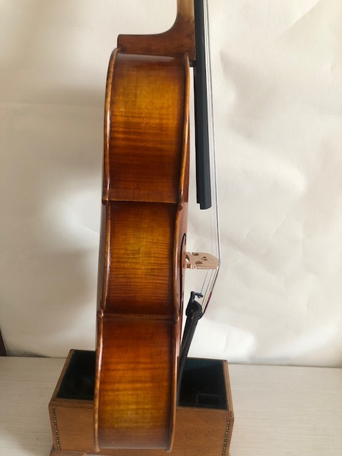 5 Strings Viola da gamba 1PC Solid flamed maple back spruce top hand made