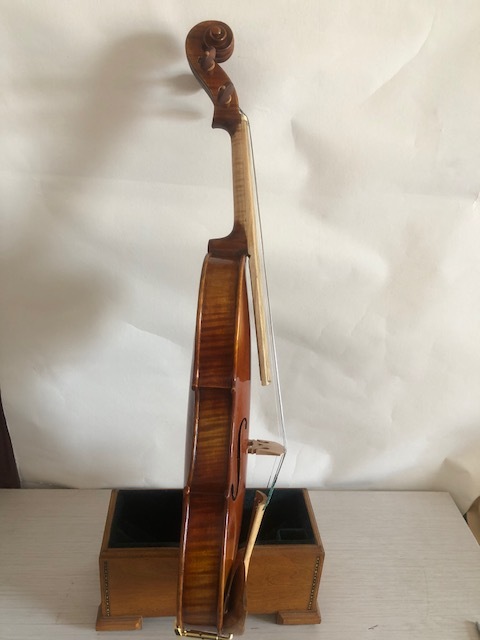 Master 4/4 Violin baroque model1PC  flamed maple back spruce top  hand carved