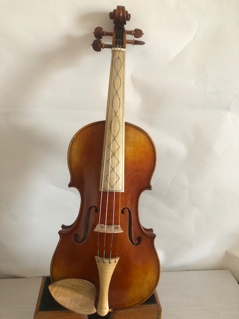 Master 4/4 Violin baroque model1PC  flamed maple back spruce top  hand carved