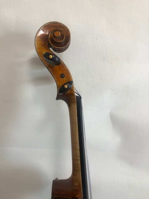 Master 4/4 Violin Amati model antique style solid  flamed maple back spruce top hand made nice sound