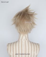 FF XV Versus Prompto Argentum / team leader Spark dark rooted ash blonde spike wig
