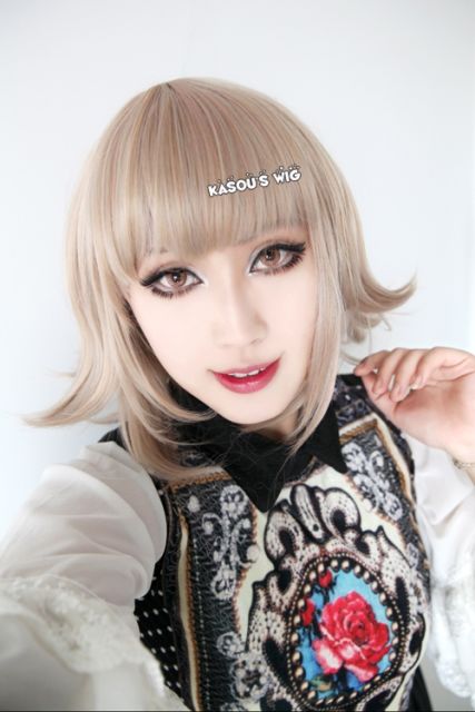 Danganronpa Chiaki Nanami short layers cosplay wig. lolita wig