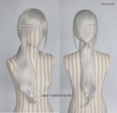 Chainsaw Man Quanxi/ Pokémon GO team leader Blanche light silver ponytail wig . KA002