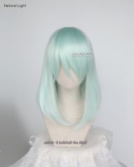 M-1 / SP16 pastel mint green long bob cosplay wig. shouder length lolita wig suitable for daily use .