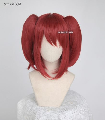 Love Live Sunshine . Aqours Kurosawa Ruby red pigtails cosplay wig