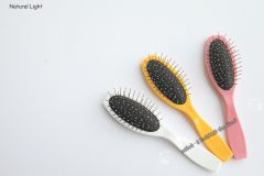 stainless steel wig comb . candy colors