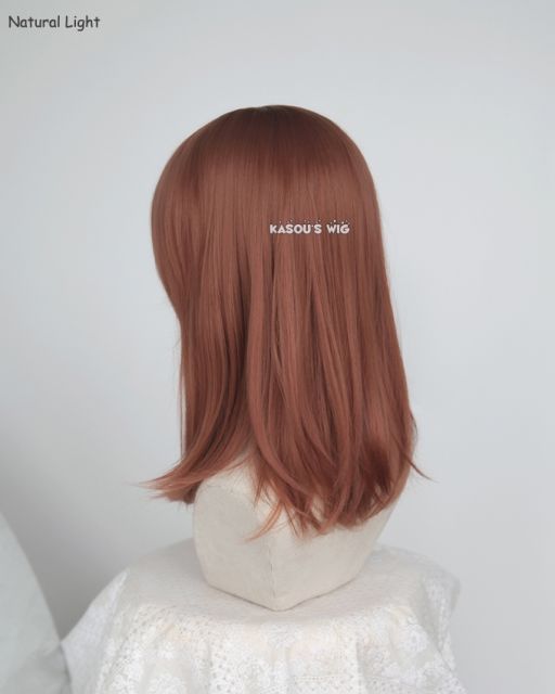 M-1/ KA022 Copper Penny long bob cosplay wig. shouder length lolita wig suitable for daily use