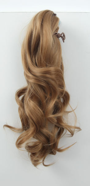 KA001-KA021 A-1 / curly clip on ponytail. 35cm bouncy layered curls