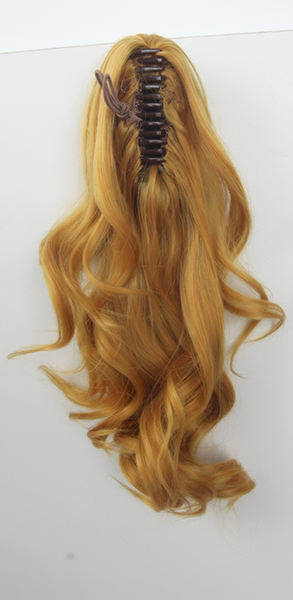 KA001-KA021 A-1 / curly clip on ponytail. 35cm bouncy layered curls