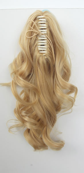 KA001-KA021 A-1 / curly clip on ponytail. 35cm bouncy layered curls