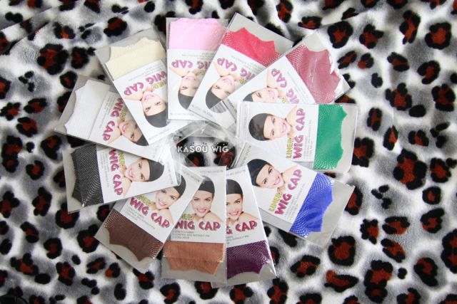 Wig stocking cap hair net 11 colors available.