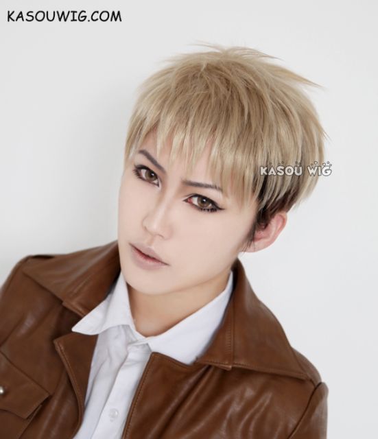 Shingeki No Kyojin / Attack on Titan Jean Kirschste ash blonde brown ombre  cosplay wig