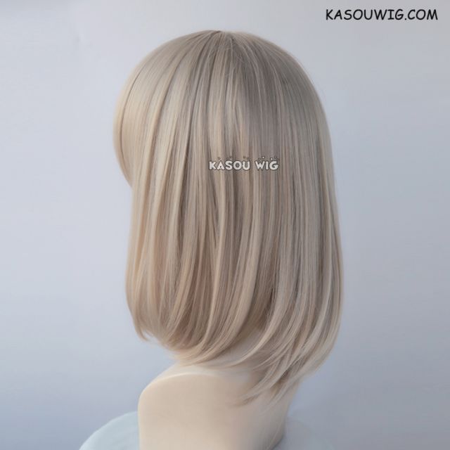 M-1/ SP02 sand blonde long bob cosplay wig. shouder length lolita wig suitable for daily use