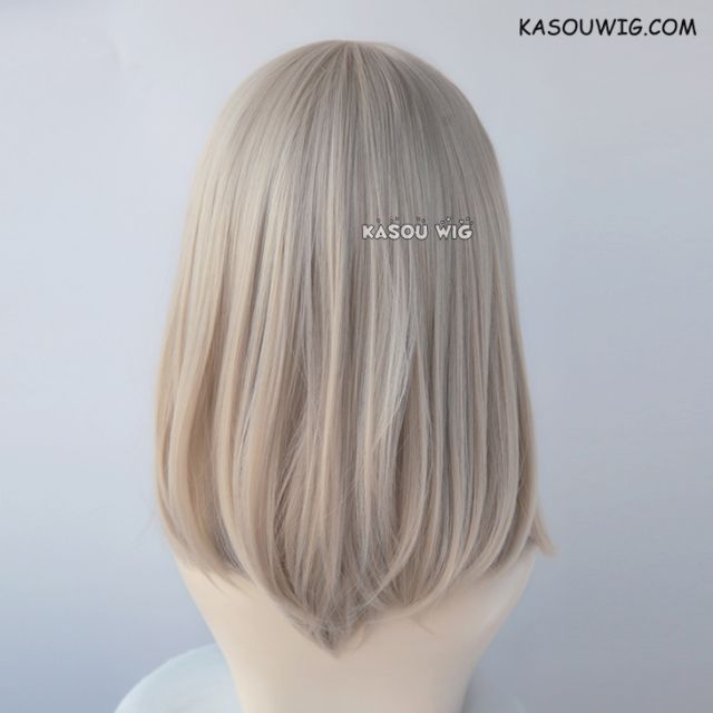 M-1/ SP02 sand blonde long bob cosplay wig. shouder length lolita wig suitable for daily use