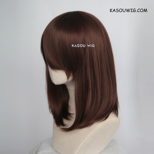 M-1/ KA027 Coffee Brown bob cosplay wig. shouder length lolita wig suitable for daily use