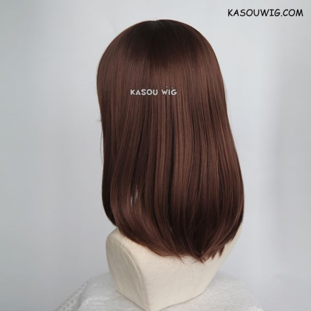 M-1/ KA027 Coffee Brown bob cosplay wig. shouder length lolita wig suitable for daily use