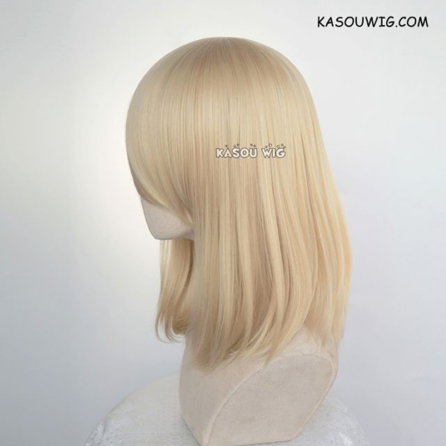 M-1/ KA009 Beach Blonde bob cosplay wig. shouder length lolita wig suitable for daily use