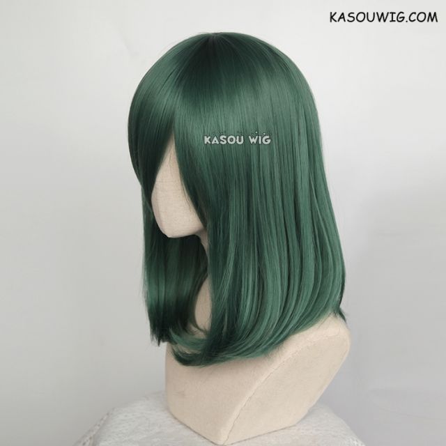 M-1/ KA065 dark olive green bob cosplay wig. shouder length lolita wig suitable for daily use