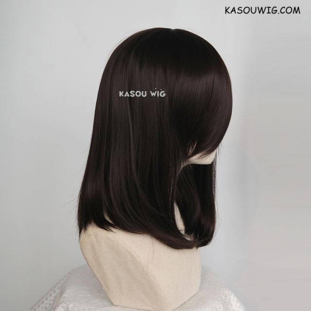 AOT Eren M-1/ KA031 Deepest Brown bob cosplay wig shoulder length wig suitable for daily use